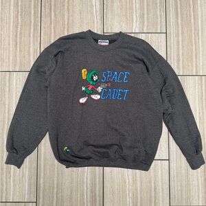 Hanes Dark Gray Space Cadet Crewneck Sweater Medium